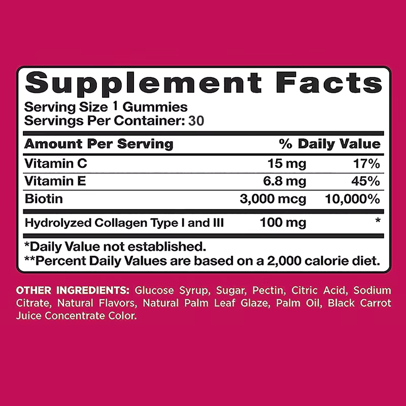 Biotin+Collagen Gummies