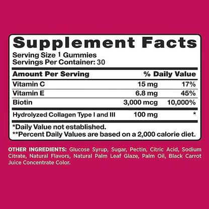 Biotin+Collagen Gummies